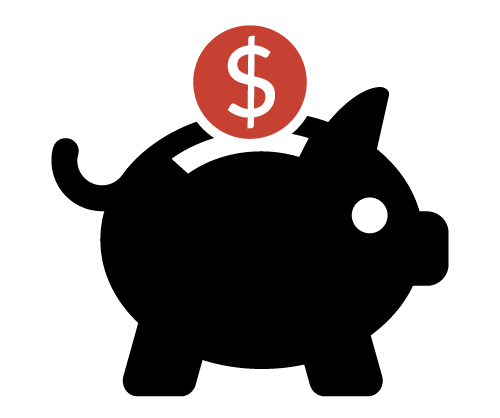 piggy bank savings icon