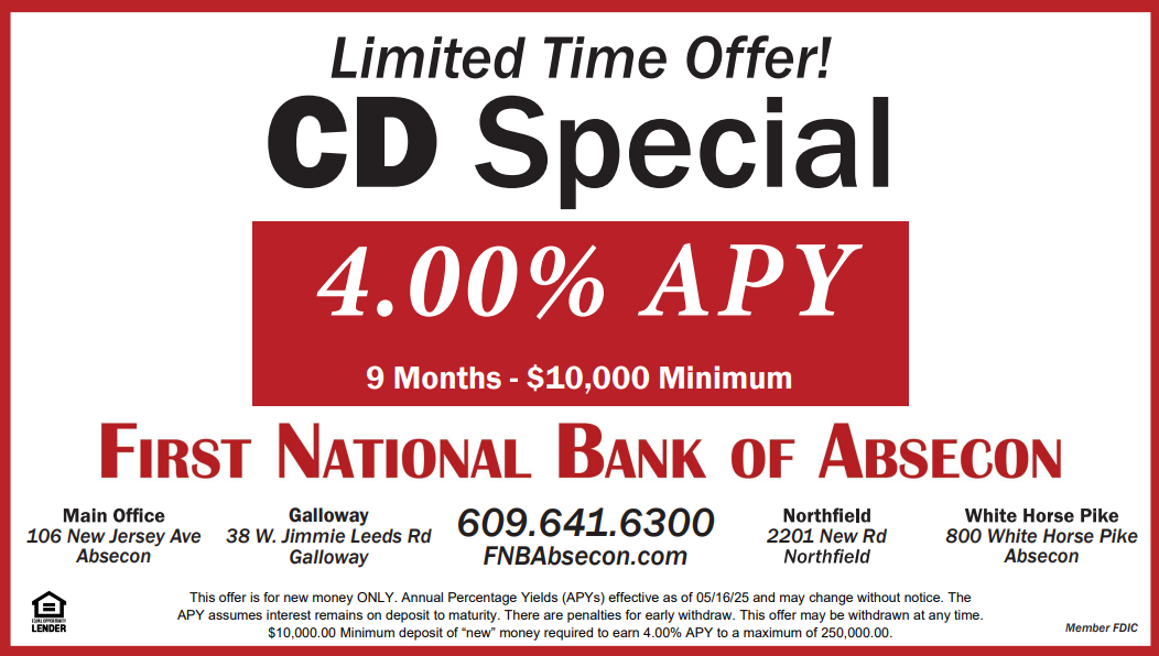 CD Special - 4.25% APY